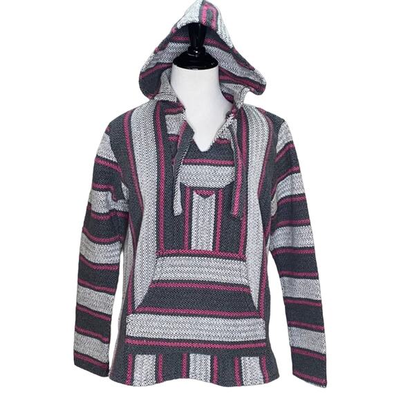 Senor Lopez Tops - Original Senor Lopez Poncho Hoodie Mexico Small